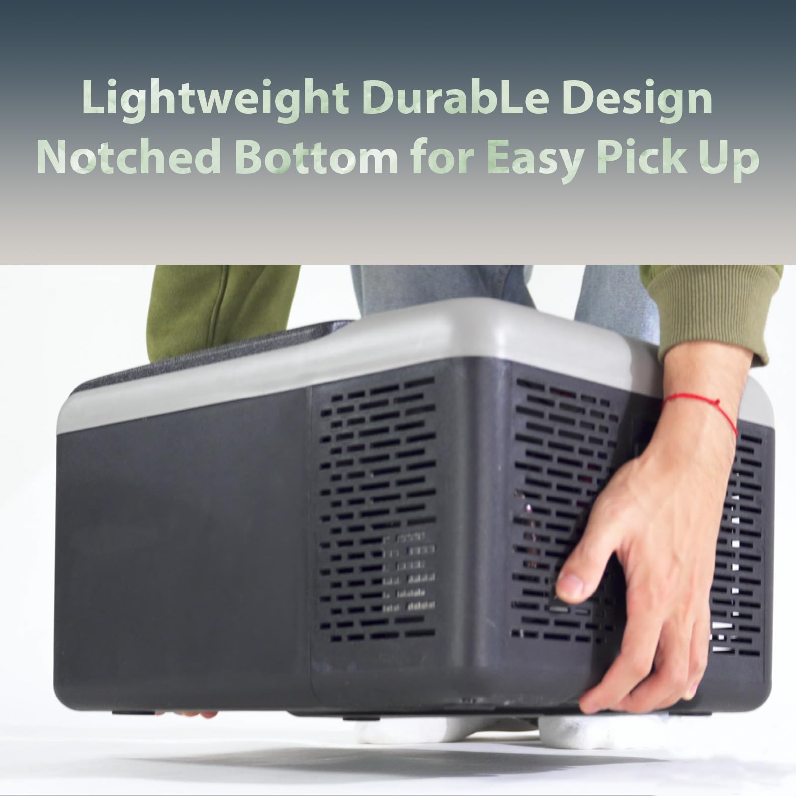 Alpicool C9PT 9L Compressor Car Fridge Freezer, DC 12v Camping Refrigerator, Portable Mini Cool Box for TruckCampervanRVBoat, -20℃ to 20℃(Black)