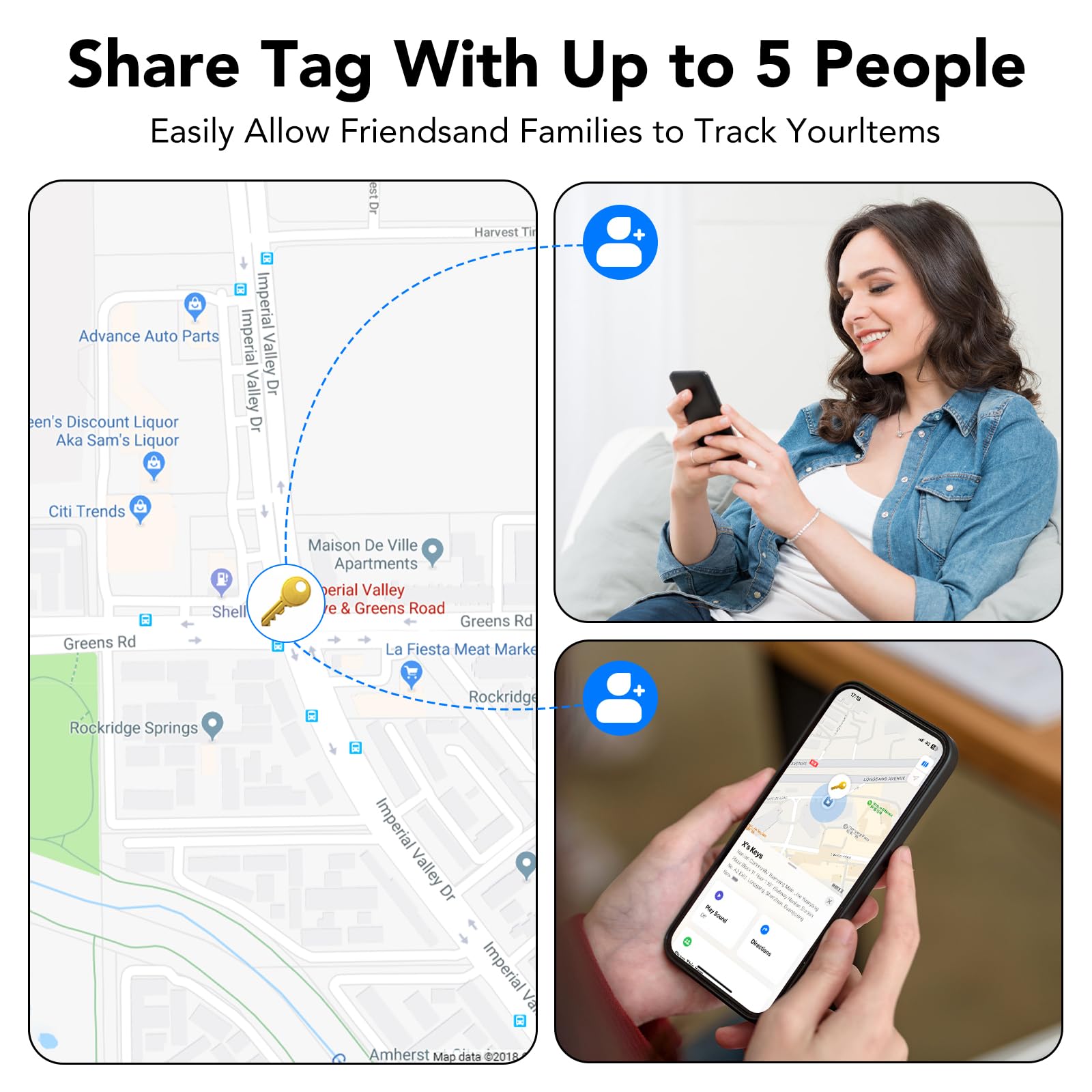 Air Tags-4 Pack, Bluetooth Tracker Works with Apple Find My APP (iOS Only), Keys Finder and Item Locator for Luggage, Backpack, Suitcases, Replaceable Battery, IP67 Waterproof Tracking Tag