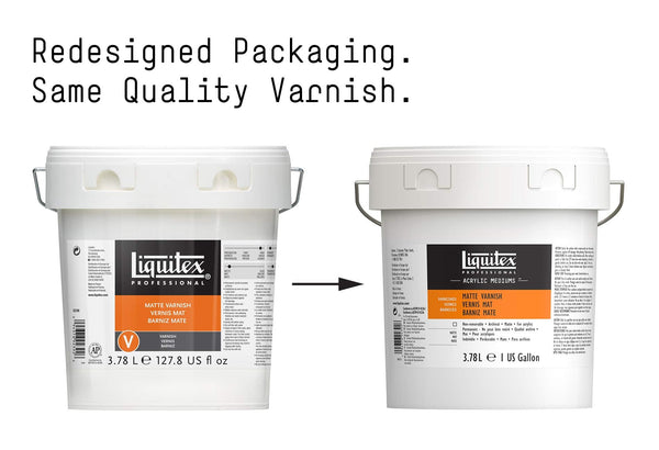 Liquitex 5236 Professional Matte Varnish, 3.79 l