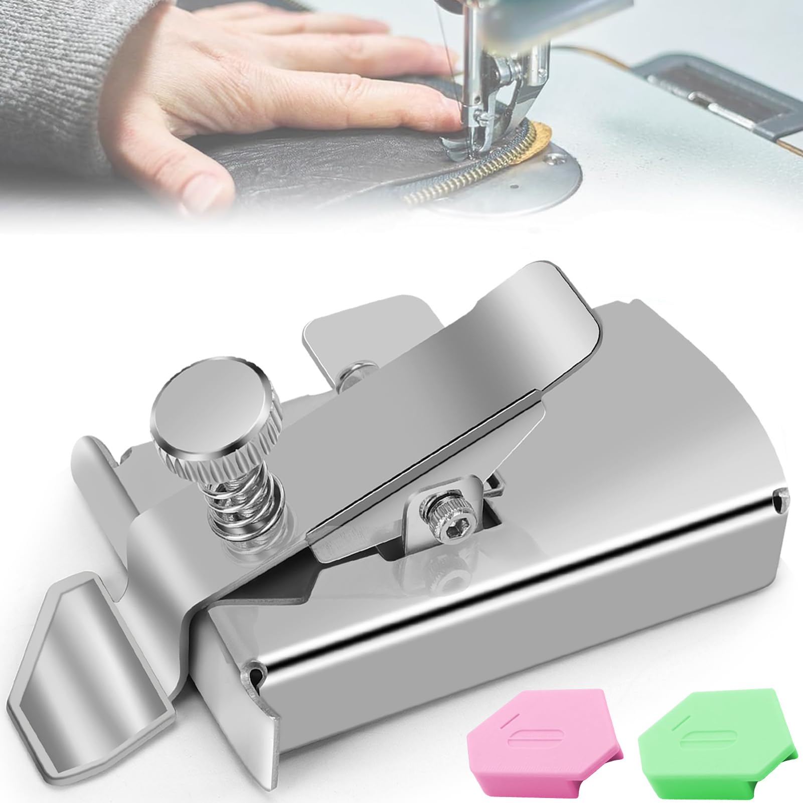 3pcs Magnetic Seam Guide for Sewing Machine, Sewing Accessories Quilting Accessories, Multifunctional Anti-Curl Magnetic Measuring Tool & Supplies,