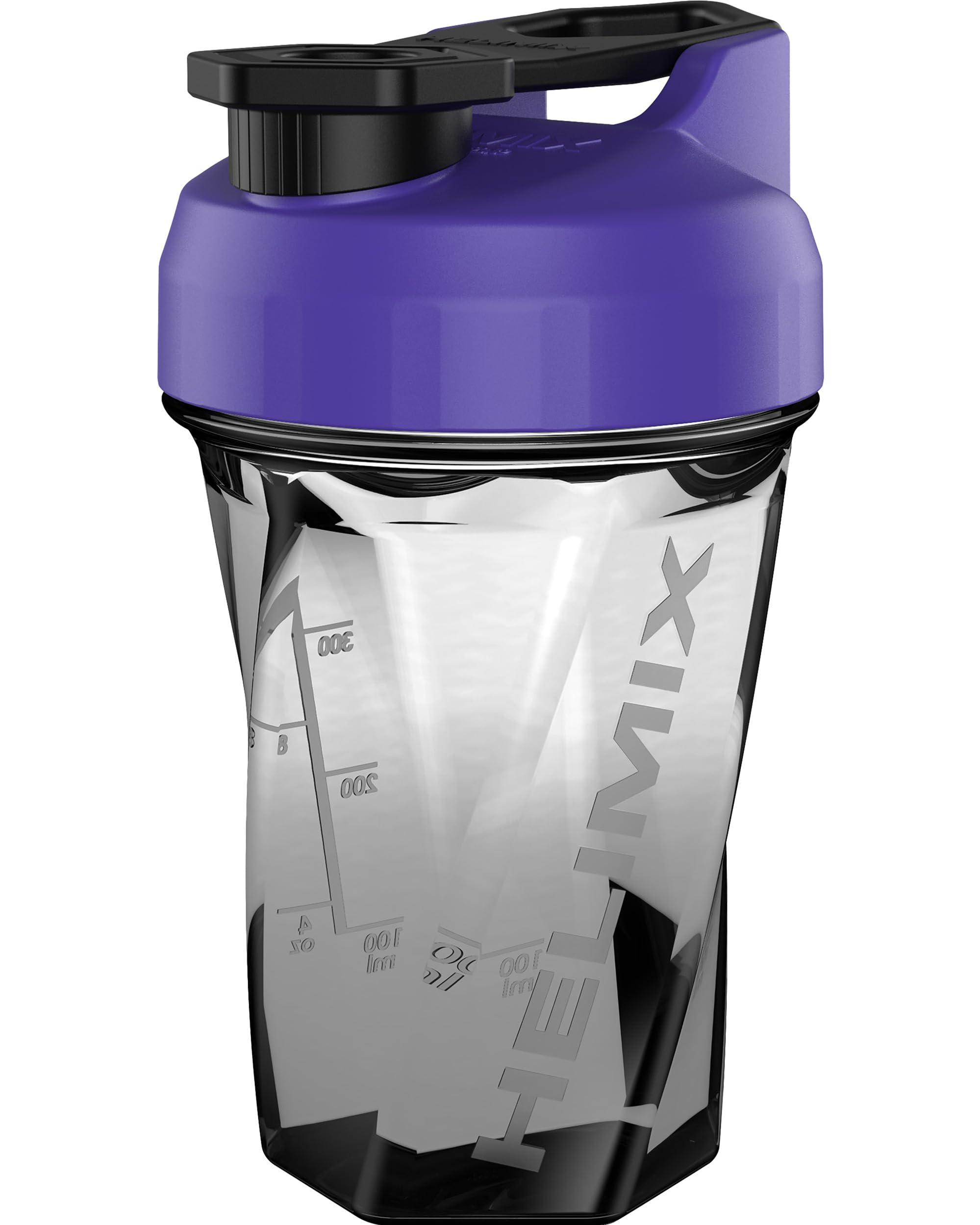 Helimix 2.0 Vortex Blender Shaker Bottle 828 ml - No Blending Ball or Whisk - USA Made - Portable Pre Workout Whey Protein Drink Cup - Mixes Cocktails Smoothies Shakes - Top Rack Safe
