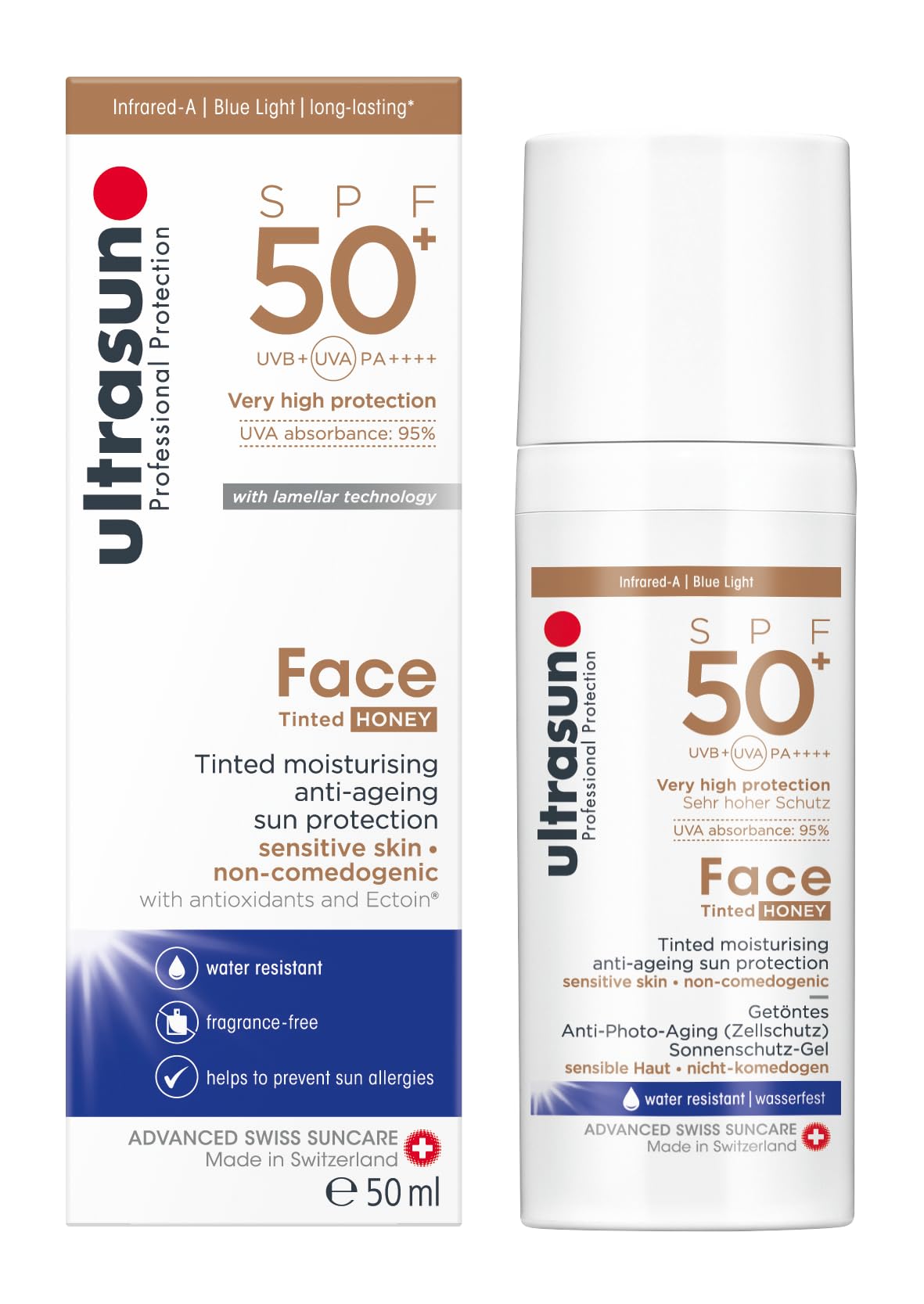 Ultrasun Tinted Face SPF50+ (Honey) 50ml