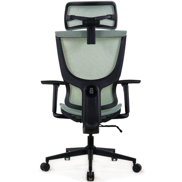 Realm of Thrones CAPTAIN Ergonomic Office Chair for Home, Heavy Duty Steel Base, Versatile Flip-up Armrests, Adjustable Lumbar Support, Mesh Back Comfort Cushion Seat for Computer Desk/Gaming (Black)