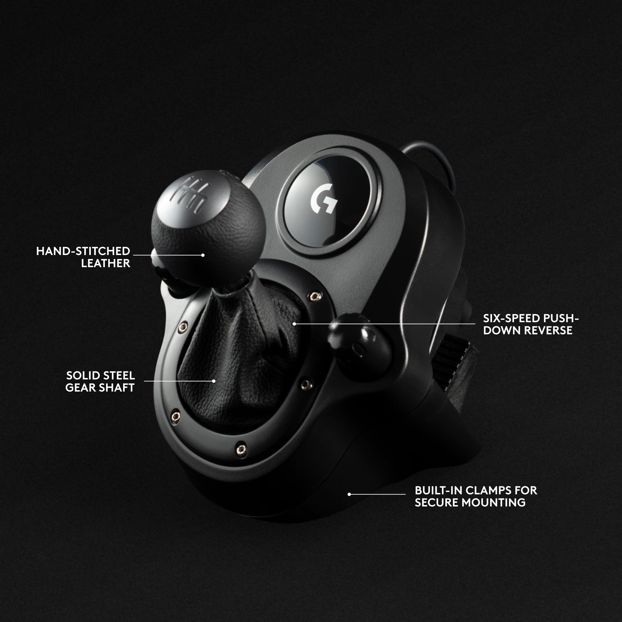 Logitech G29 Driving Force Racing Wheel and Floor Pedals, Real Force Feedback, Stainless Steel Paddle Shifters, Leather Steering Wheel Cover for PS5, PS4, PC, Mac, Black