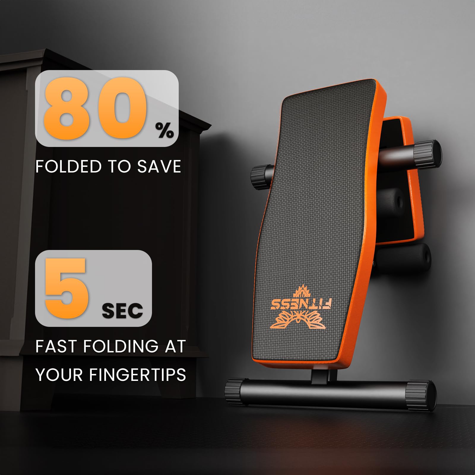 Dskeuzeew Weight Bench, 660 LB Stable Workout Bench, 8 Backrest Adjustments, Adjustable Strength Training Bench for Full Body Workout with Fast Folding