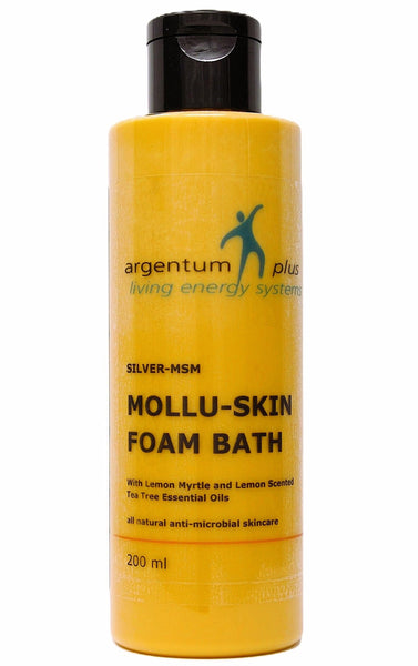 argentum plus - Silver-MSM Mollu-Skin Foam Bath with Lemon Myrtle 200 ml