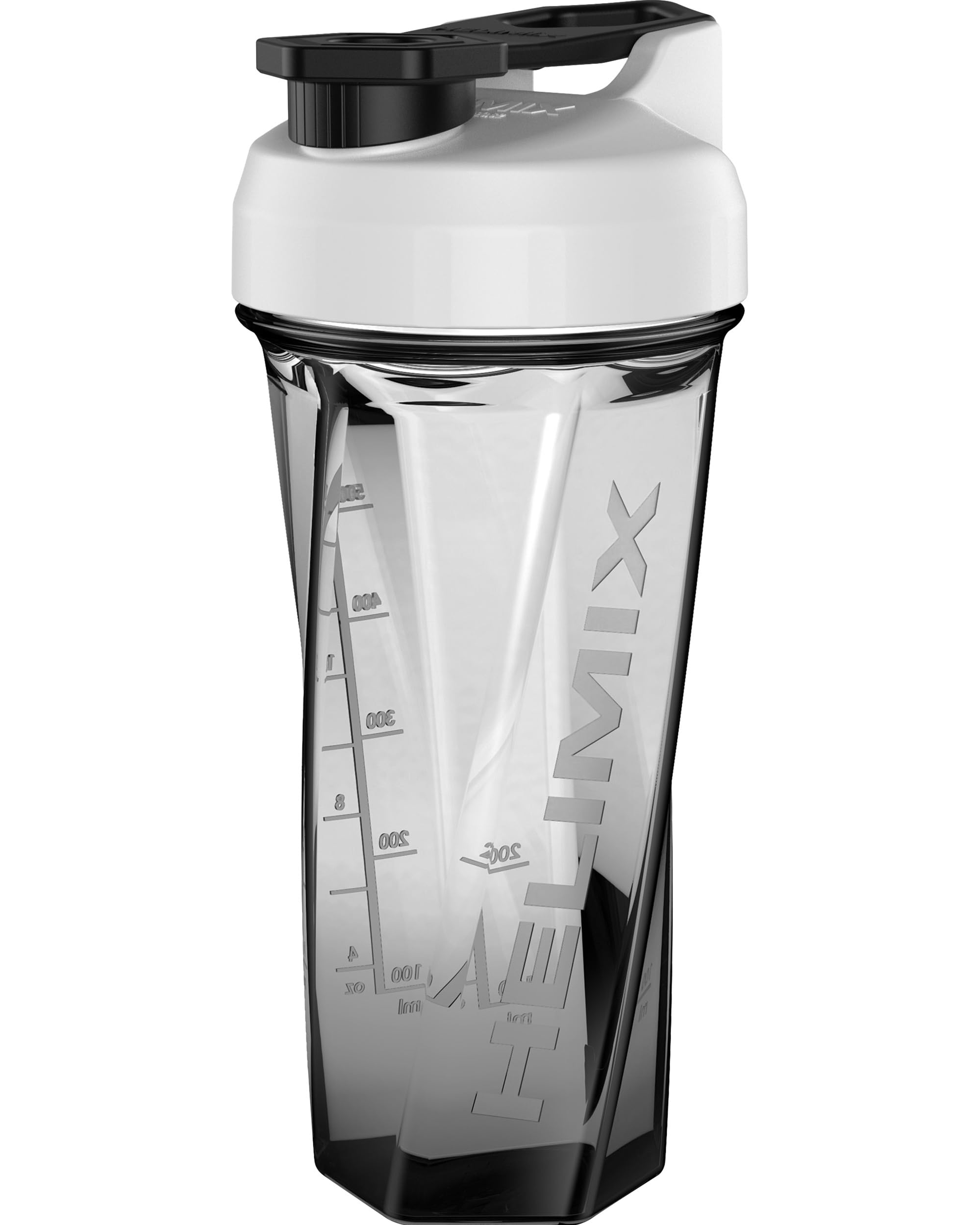 Helimix 2.0 Vortex Blender Shaker Bottle 828 ml - No Blending Ball or Whisk - USA Made - Portable Pre Workout Whey Protein Drink Cup - Mixes Cocktails Smoothies Shakes - Top Rack Safe