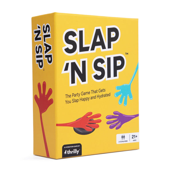 Slap N Sip Hilarious Drinking Game with Sticky Hands, 200 Cards Fast-Paced Party Game for Adults