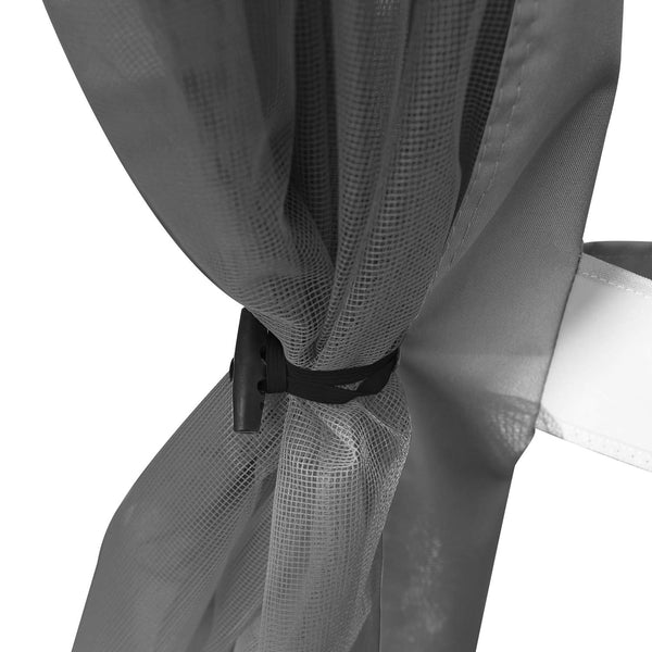 ABCCANOPY Universal 10' x 12' Gazebo Replacement Mosquito Netting Walls (Gray)