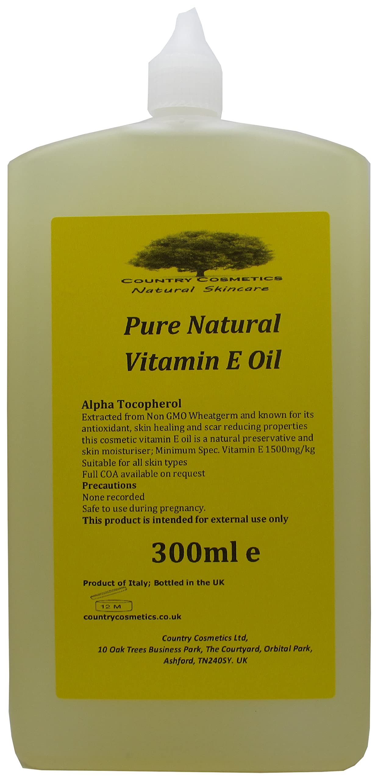 Pure Natural Vitamin E Oil 300ml