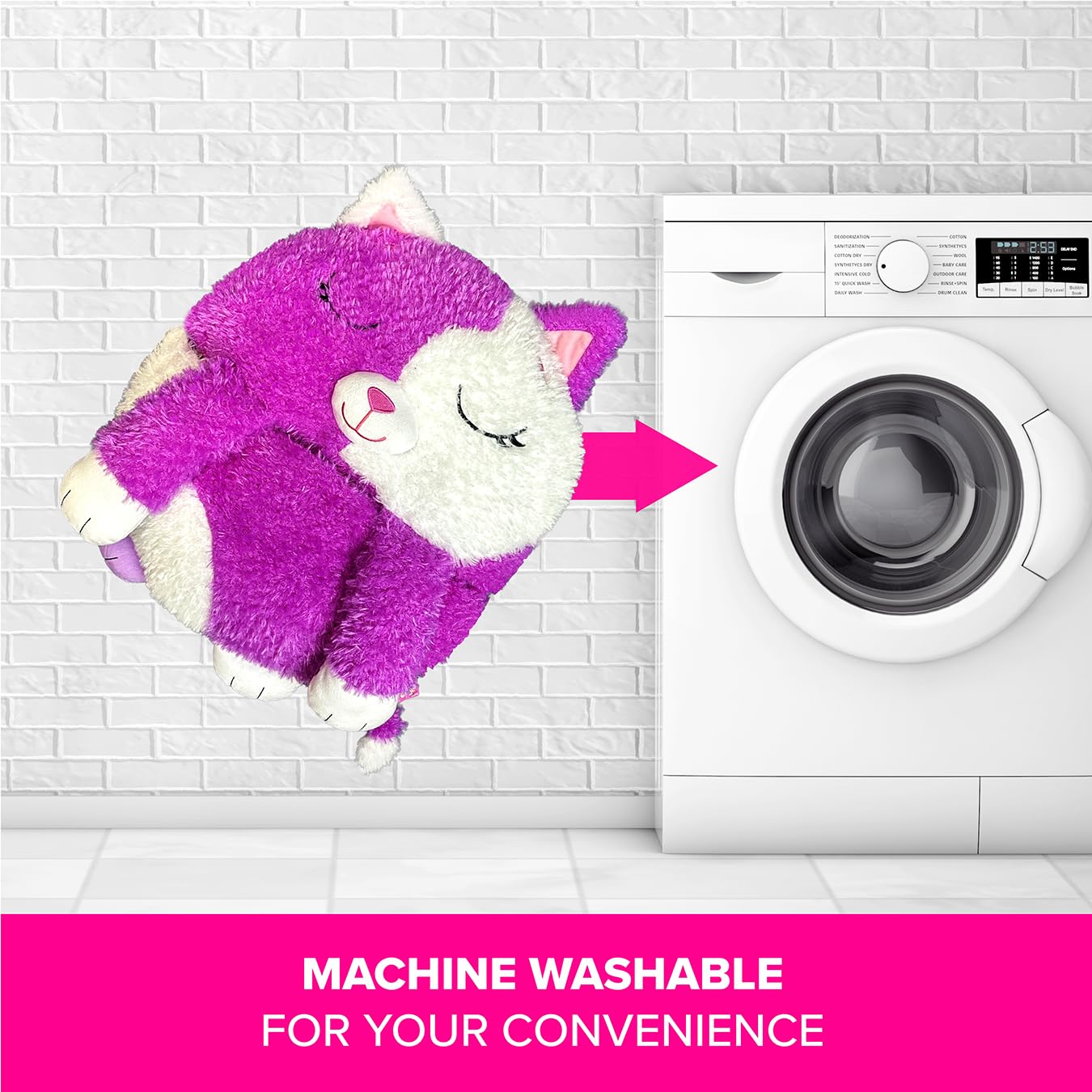 Happy Nappers Kids Sleeping Bag - Plush Toy, Comfy Sleeping Bag & Fluffy Pillow All in One