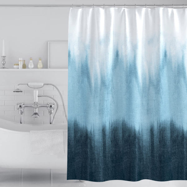 Tennove Shower Curtain 180 x 200cm Modern Thick Polyester Fabric Mildew Resistant Shower Curtain Liner for Bathroom Decor Waterproof Bath Curtain with