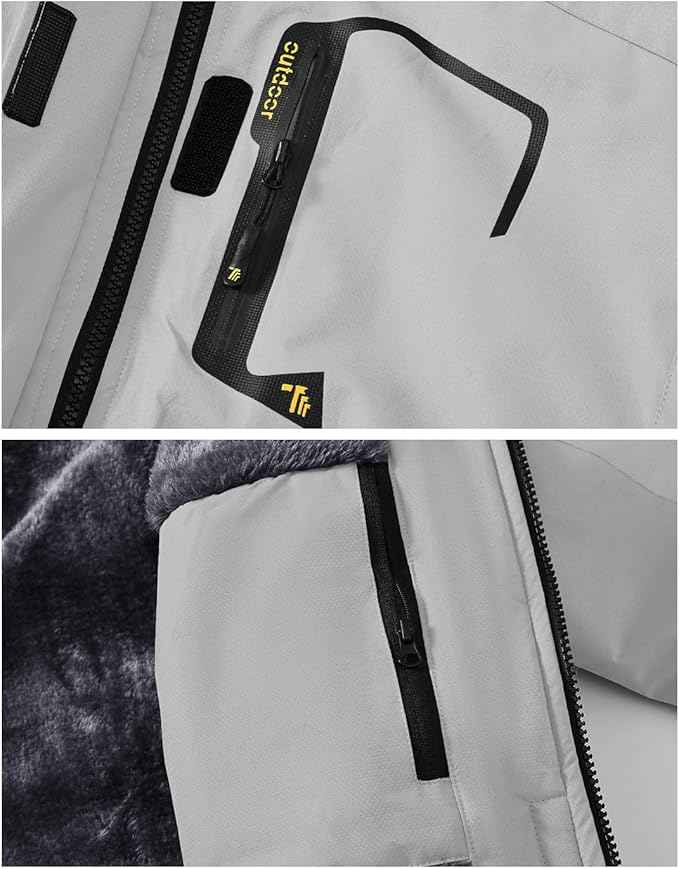 Womens Ski Jacket Waterproof Warm Winter Snow Rain Coat Size XL TBY