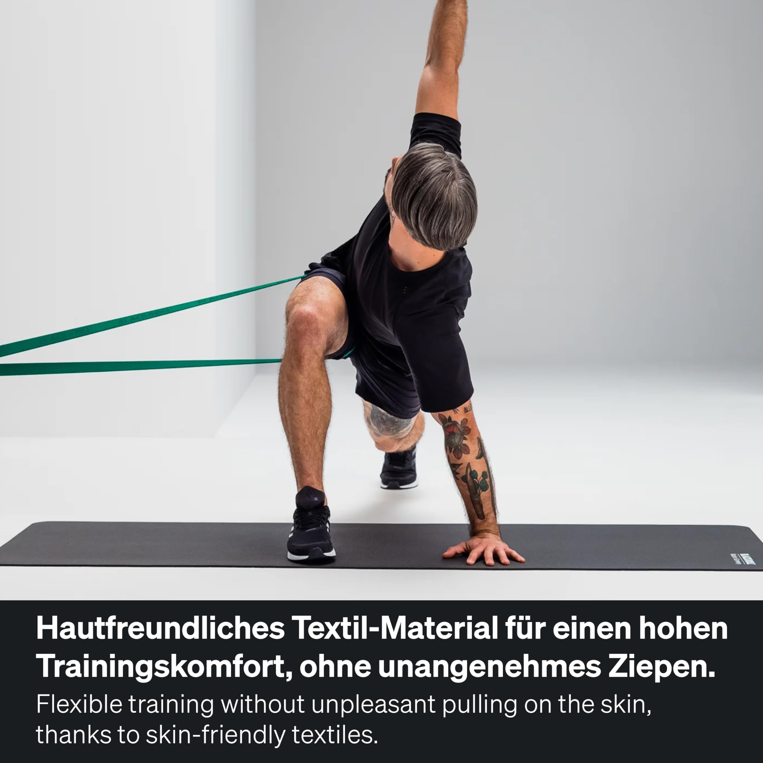 BLACKROLL? Super Band Fitness Band Set of 3, Exercise Bands for Strengthening Muscles, Flexible Resistance Bands in 3 Strengths: Light (Orange),