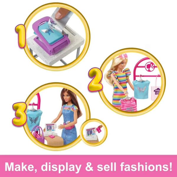 Barbie Make & Sell Boutique Playset