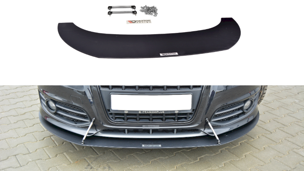 Maxton Design - FRONT RACING SPLITTER AUDI S3 8P (FACELIFT MODEL) 2009-2013