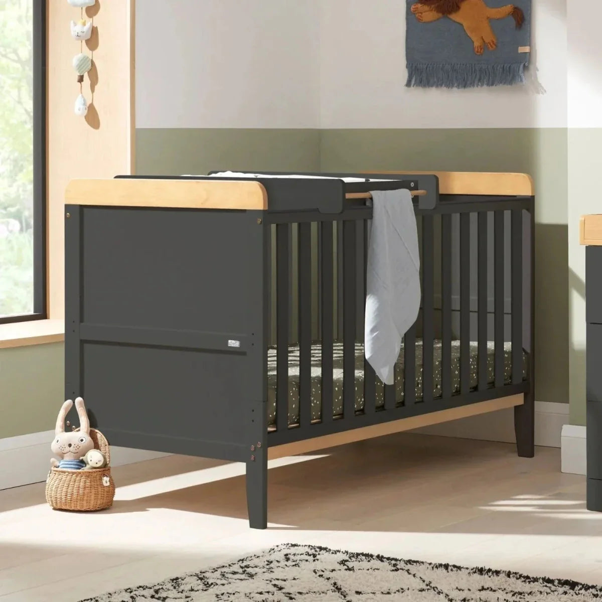 Tutti Bambini Rio 2 pcs Room Set - Slate/Honey Oak