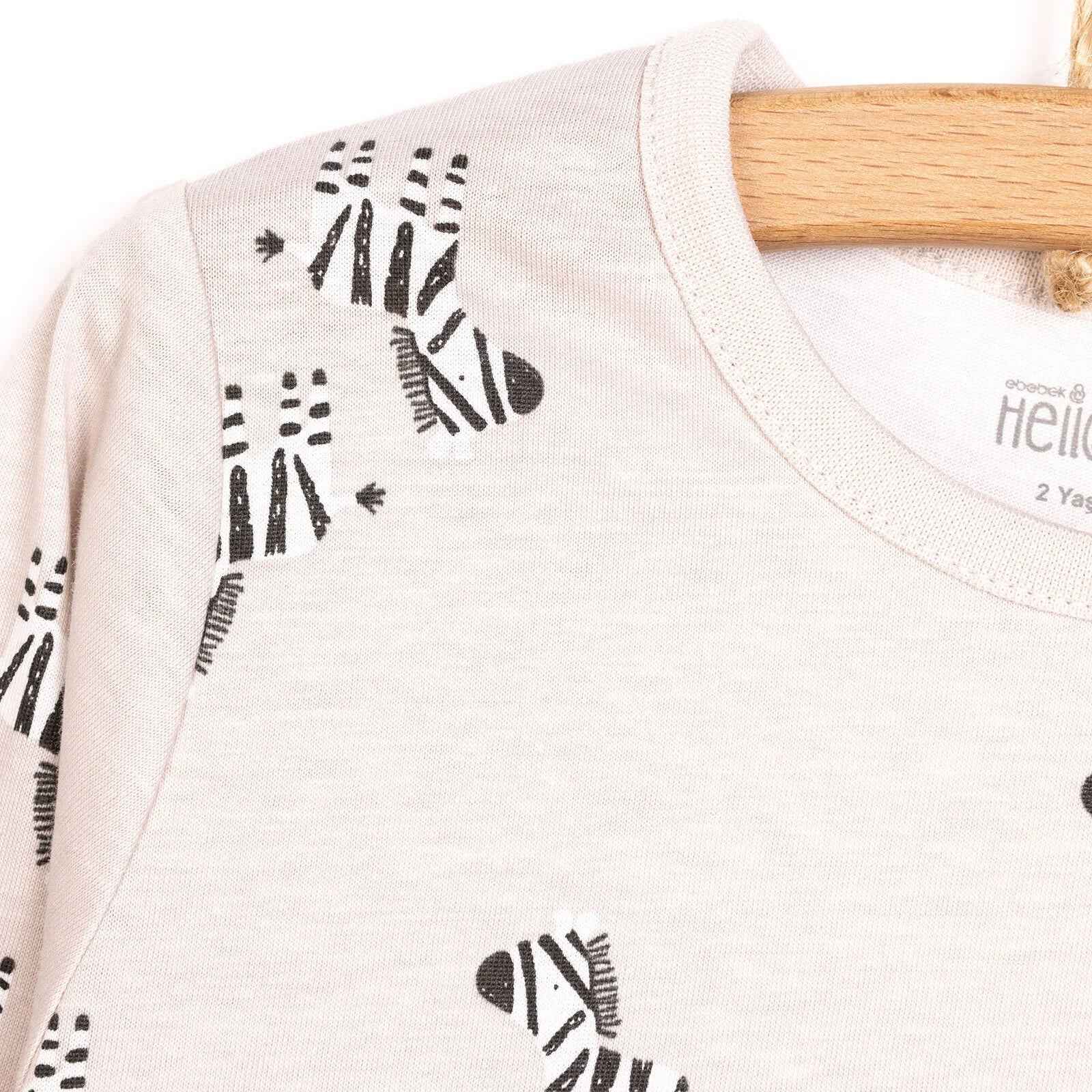 HelloBaby  Baby Boy Long Sleeve Pyjamas Set - Beige