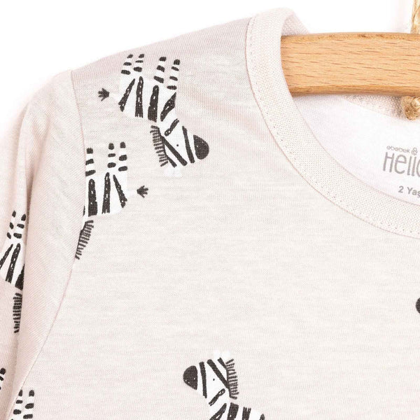 HelloBaby  Baby Boy Long Sleeve Pyjamas Set - Beige