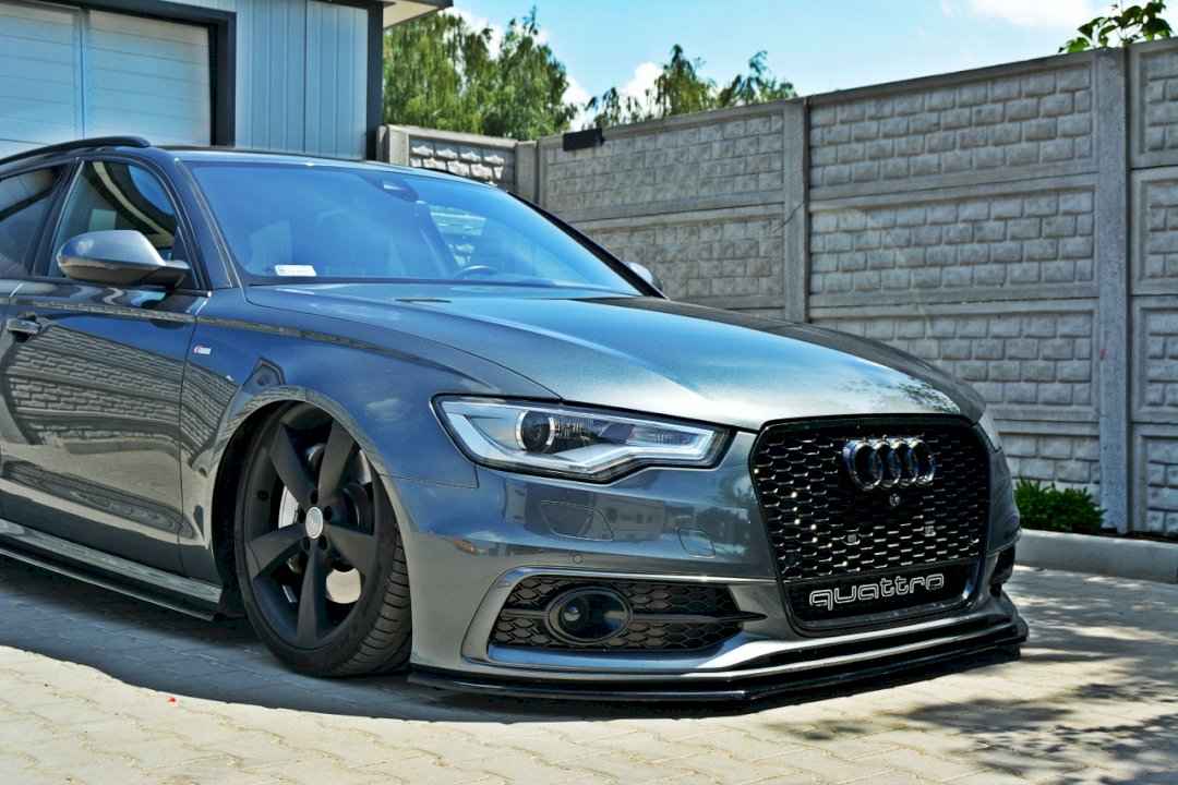 Maxton Design - FRONT SPLITTER V.1 AUDI S6 / A6 C7 S-LINE (2011-2014)