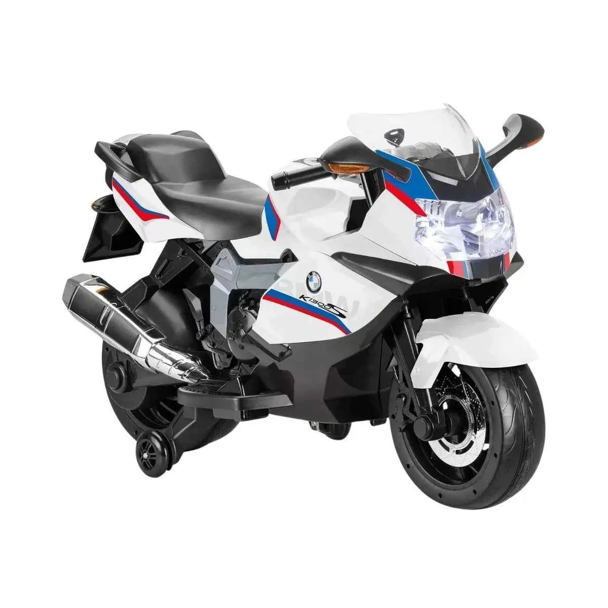 Xootz BMW 12.8V Electric Motorbike Ride On with Lithium Battery - White