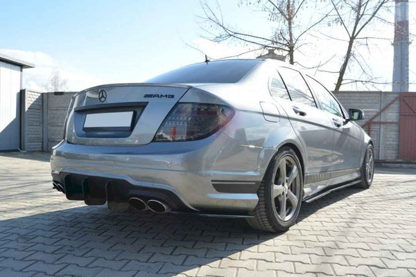 Maxton Design - REAR DIFFUSER V.2 MERCEDES C W204 AMG-LINE (FACELIFT) (2011-2014)