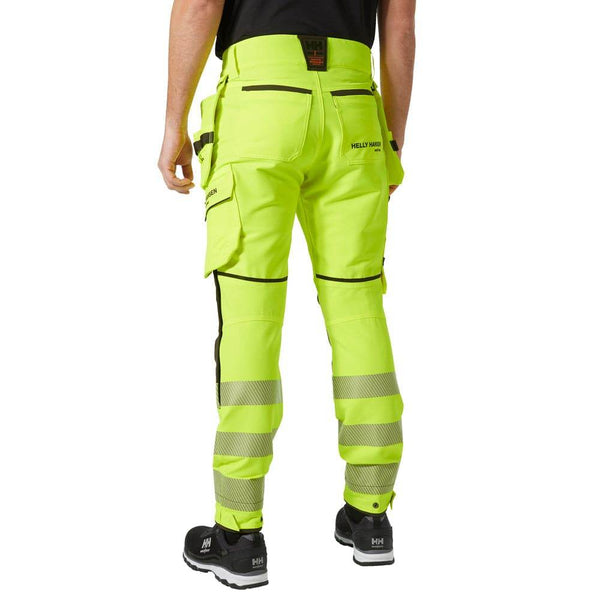 Helly Hansen 77499 ICU BRZ Construction Hi-Vis Work Trousers Pant Class 2