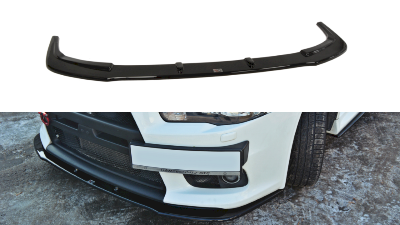 Maxton Design - FRONT SPLITTER V.1 MITSUBISHI LANCER EVO X (2007-2015)