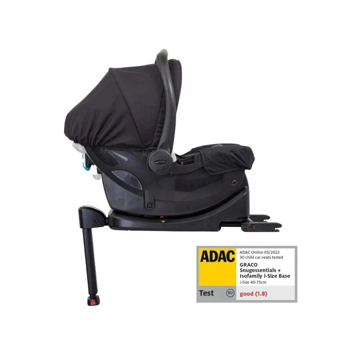 Graco SnugEssentials i-Size R129 Infant Car Seat - Midnight Black