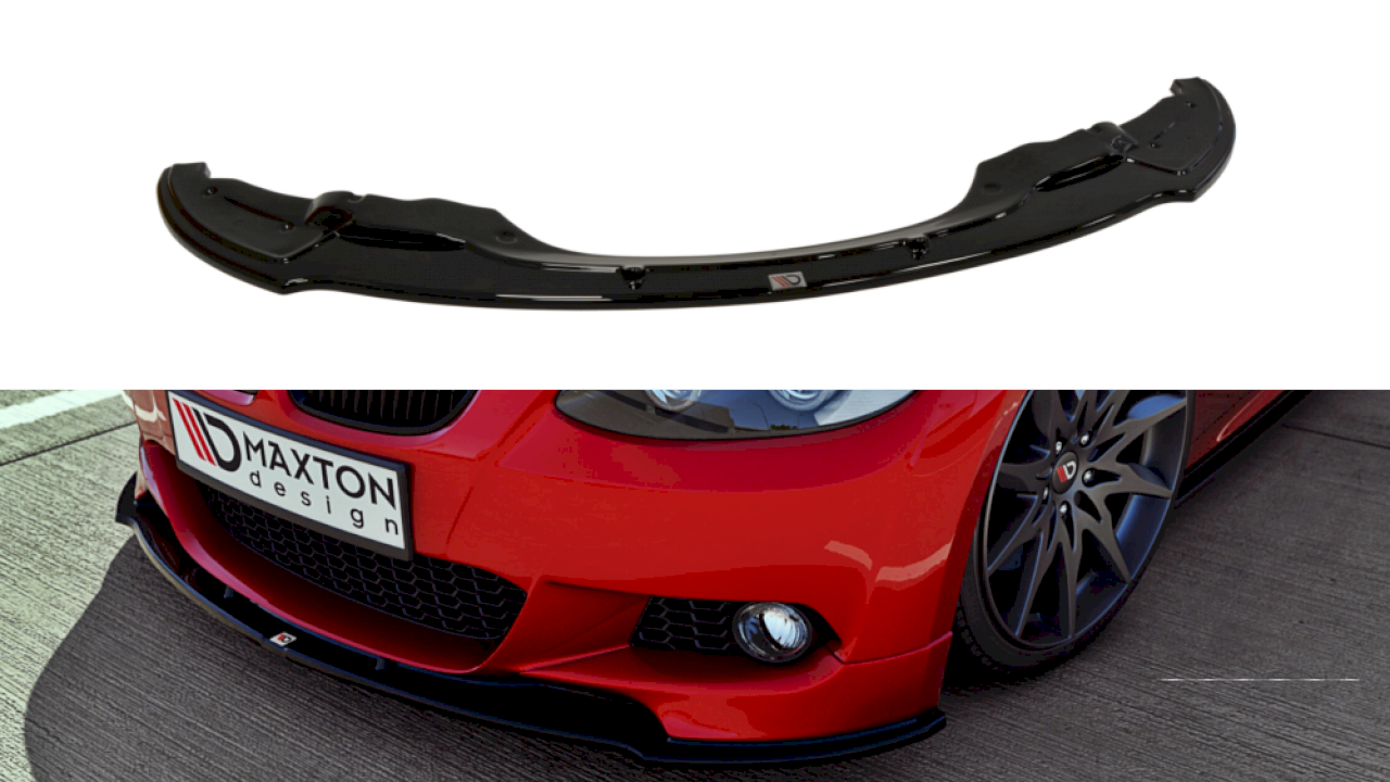 Maxton Design - FRONT SPLITTER BMW 3 E92 M-SPORT (PREFACE MODEL FITS M PERFORMANCE SPLITTERS) 2006-2009
