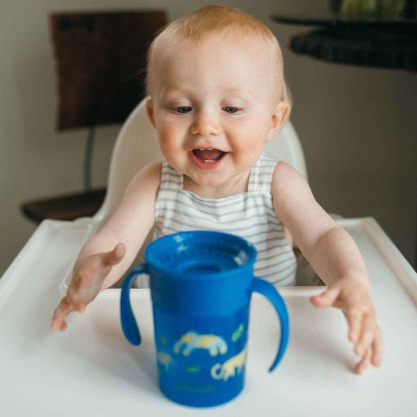 Dr. Brown's 360 Spoutless Transition Cup 300ml - Blue