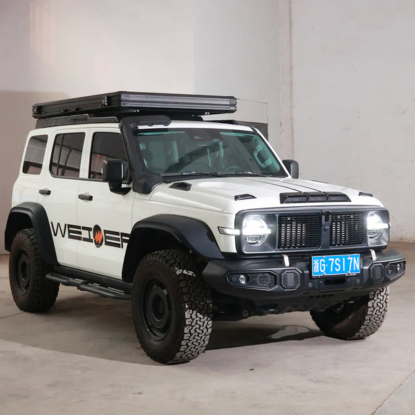 WEIER WERT-002 Vehicle Aluminum Hard shell Pop Up Roof Top Tent - For Car / RV / Pickup / Van / Camper / 4x4