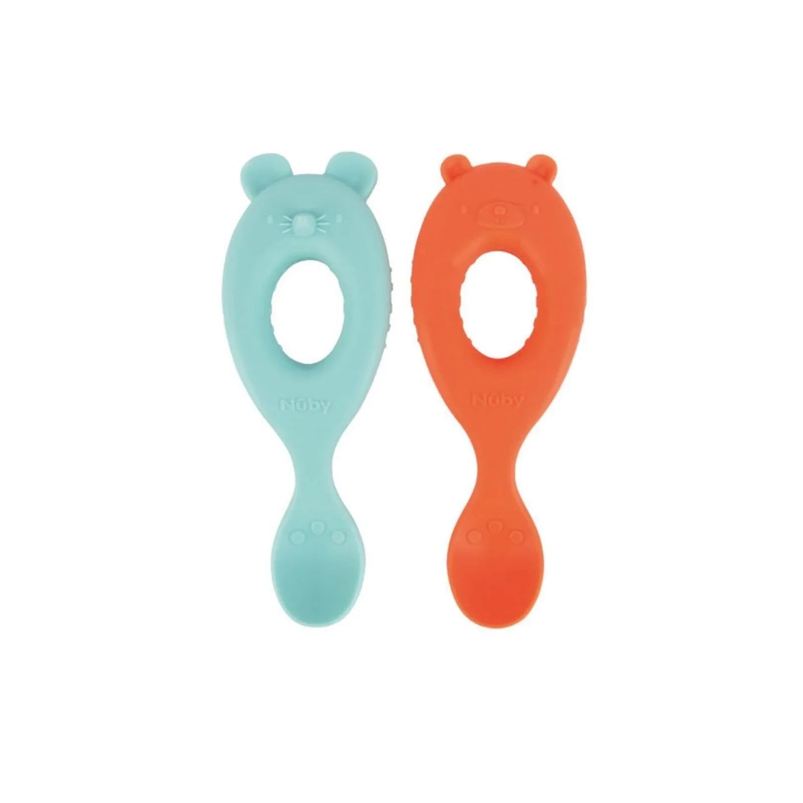 Nuby Easy Grip Baby Spoons Pack of 2
