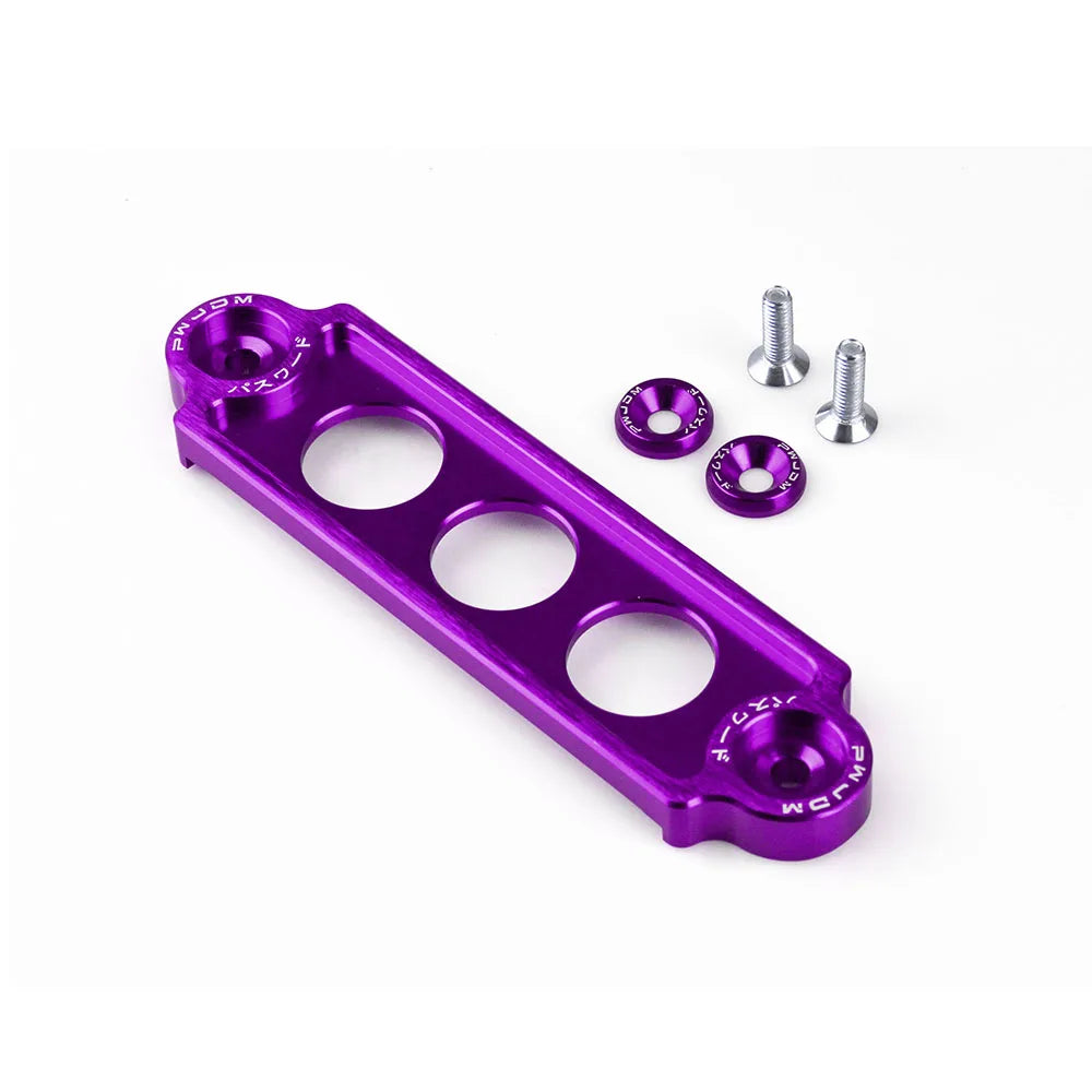 JDM Styling Car Battery Tie Down Mount Hold Bracket Lock Anodized Battery Fasten Brace Lock For Honda Civic/CRX 88-00 BTD001
