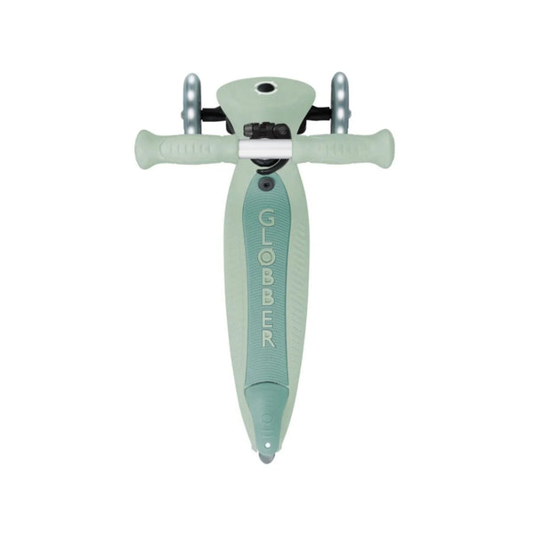 Globber Go Up Active Lights Eco Scooter - Pistachio