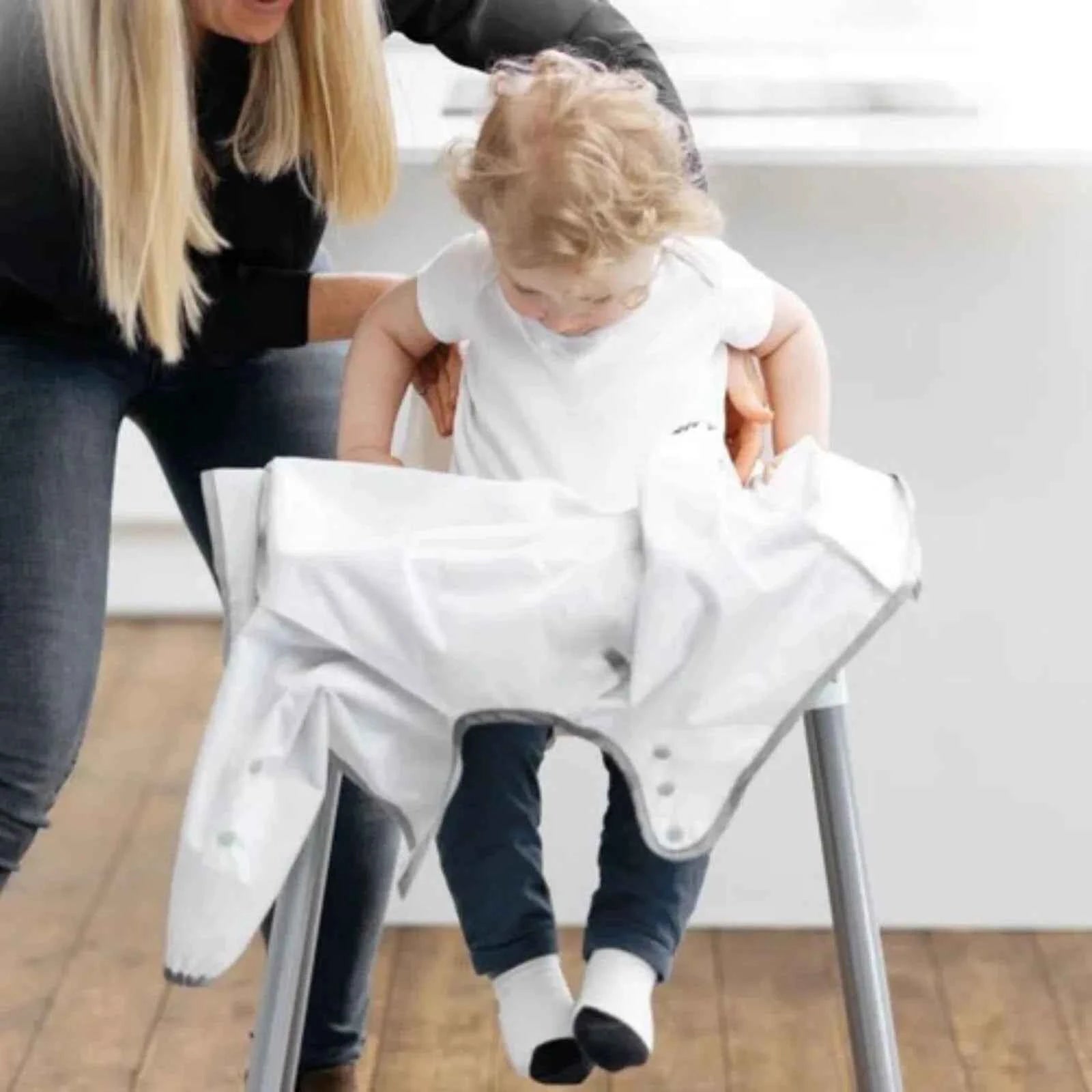 Bibado Coverall Weaning Bib - Botanical Bunnies