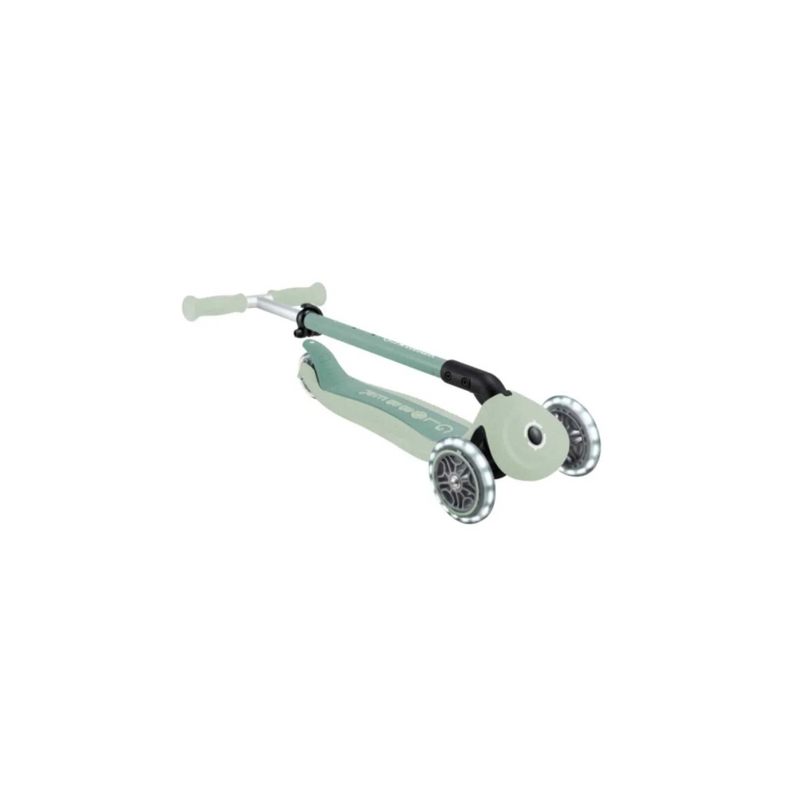 Globber Go Up Active Lights Eco Scooter - Pistachio