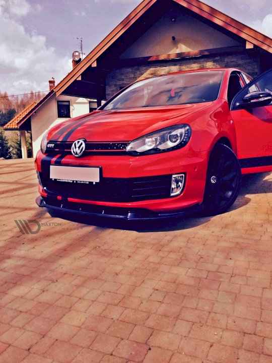 Maxton Design - FRONT SPLITTER VW GOLF MK6 GTI 35TH
