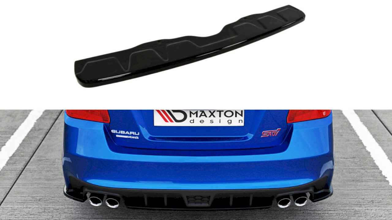 Maxton Design - CENTRAL REAR SPLITTER SUBARU WRX STI