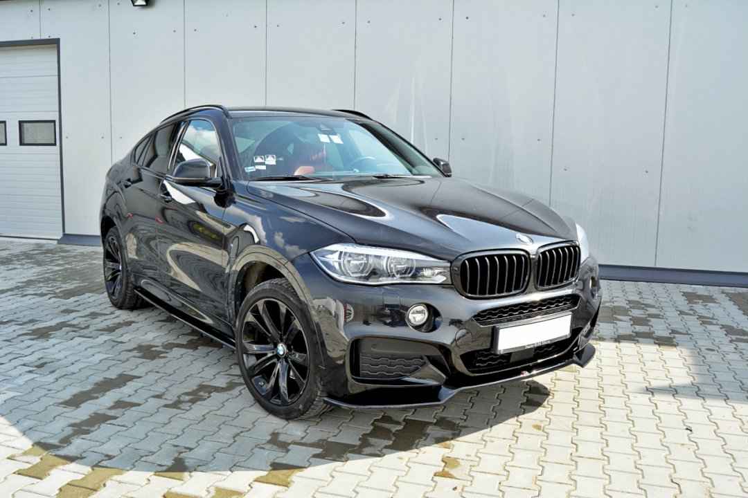 Maxton Design - FRONT SPLITTER V.1 BMW X6 F16 M SPORT (2014-19)