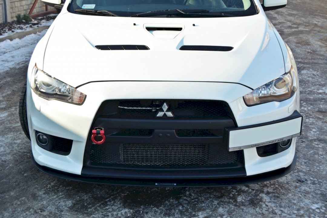 Maxton Design - FRONT RACING SPLITTER V.3 MITSUBISHI LANCER EVO X (2005-2017)