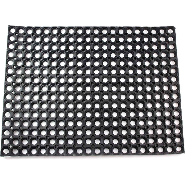 Ultralux Large Heavy Duty Rubber Floor Mat, Anti-Slip, 150x100cm, Drainage