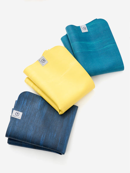 Yogamatters Eco Travel Yoga Mat 1mm | Lightweight, Foldable, Eco Friendly and Vegan | Non-Slip Exercise Mat for Yoga, Pilates, Gym and Fitness (Berry)