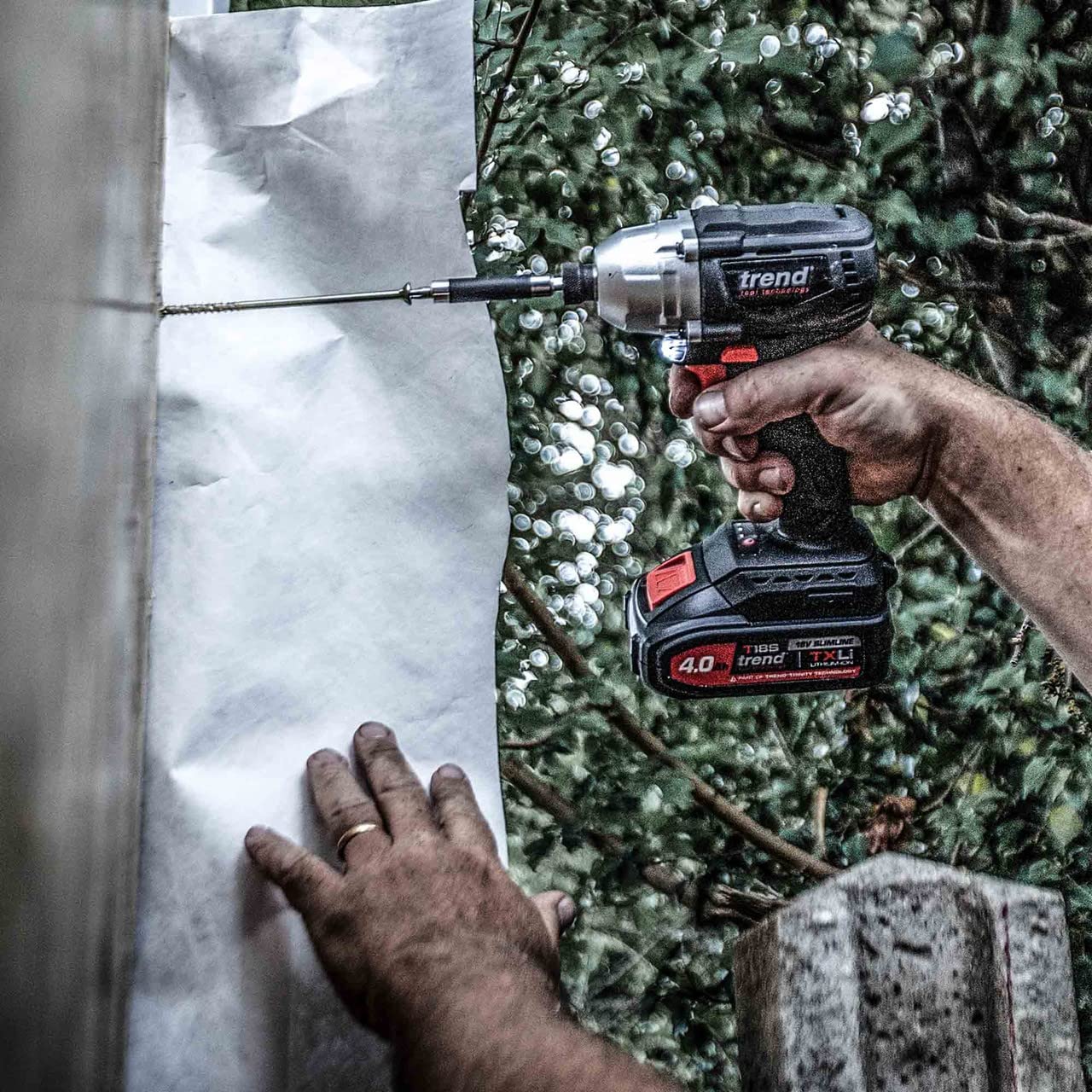 Trend 18V Cordless Brushless Impact Driver with High Performance Motor & Two Speed Settings, Bare Tool (Battery & Charger Sold Separately), T18S/IDB