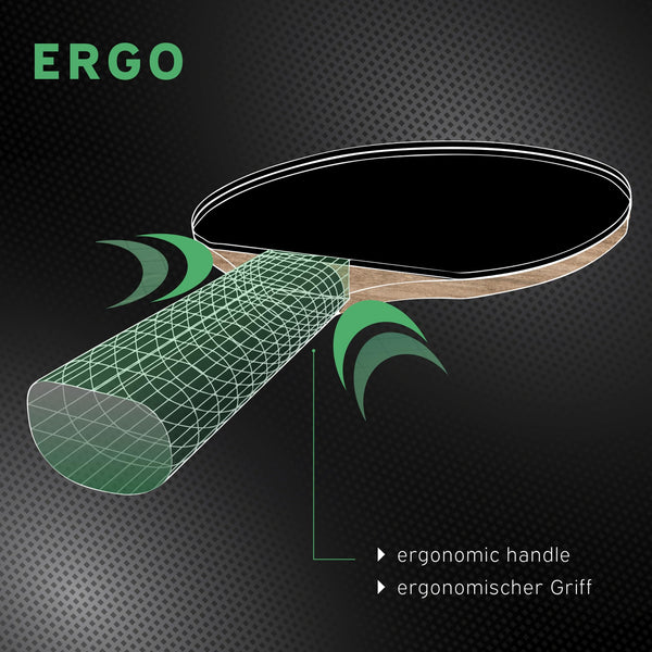 Donic-Schildkr?t Waldner 1000 Table Tennis Bat, ABP Handle, Sponge 2.1 mm, Easy-Slick Pad - ITTF, 751801