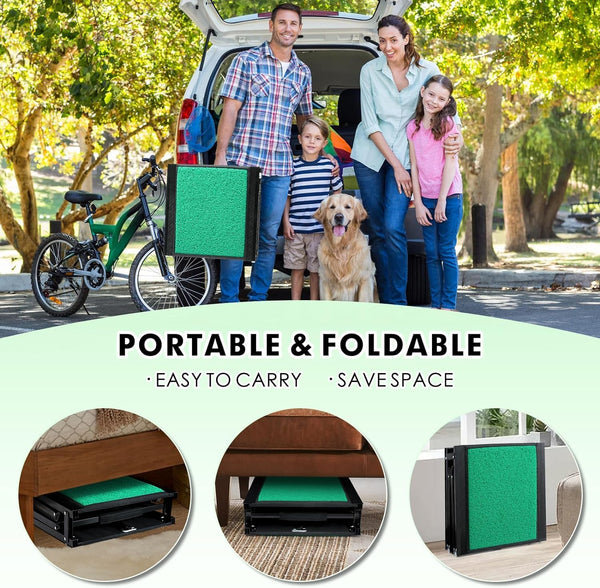 170cm Long Dog Ramp for Cars,43cm Wide Folding Dog Ramp for Large Dogs with High Traction Carpet Surface,Non-slip for Truck,SUV,Portable Pet Ramp Stairs for Medium Large Dog Up to 100kg