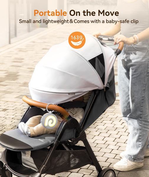 Dreamegg White Noise Machine, D11 Portable Sound Machine with Night Light for Baby Kids Adults, 21 Soothing Sounds Therapy for Sleeping Nursery Travel, USB Rechargeable Continuous or Timer Baby Gift