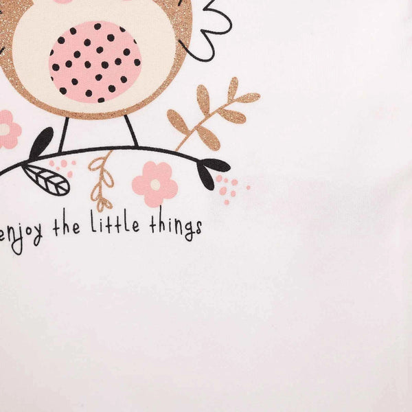 HelloBaby Baby Girl Long Sleeve T-shirt - Ecru