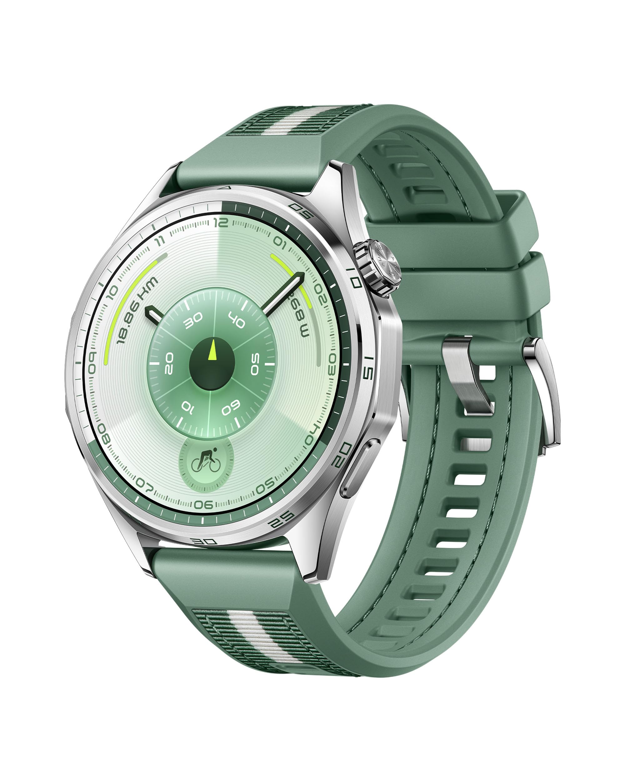 HUAWEI WATCH GT 6 GPS 46mm Smart Watch, 1.47''AMOLED Touchscreen, up to 21 days battery life, Cycling,100+ Sports Mode, iOS & Android, All-day Health Monitoring, Emotional Wellbeing, Black