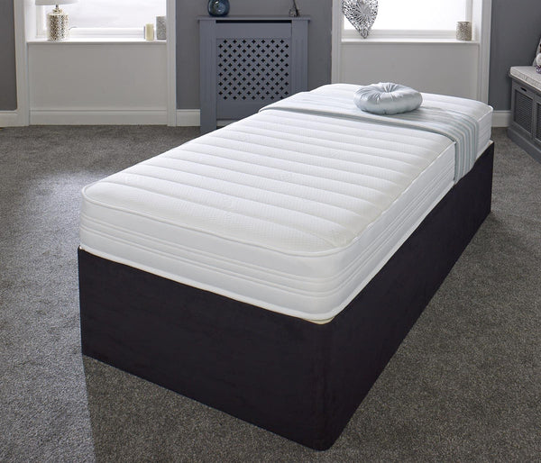 Extreme Comfort Sirocco Airflow White 18cms Deep Hybrid Spring & Memory Fibre Foam Mattress, 2ft6 Small Shorty Single (2ft6 x 5ft9, 75cm x 175cm)
